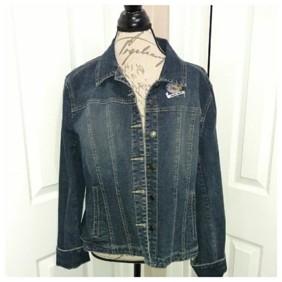 Brighton Jean Jacket Sz 12 NWOT - Picture 1 of 1